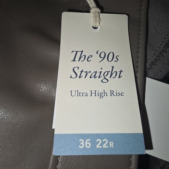 ABERCROMBIE & FITCH VEGAN LEATHER PANT - Picture 3 of 6